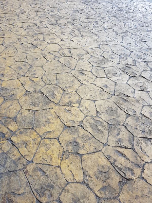 Stamped Cement Driveways